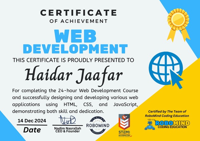 Haidar Jaafar Web Development Certificate.jpg